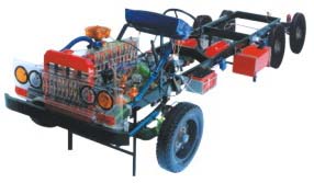 東風EQ2102型越野汽車透明整車 教學模型  東風EQ2102型越野汽車透明整車 教學模型